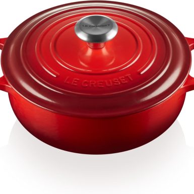 Le Creuset Enameled Cast Iron Signature Sauteuse Oven, 3.5 qt., Cerise